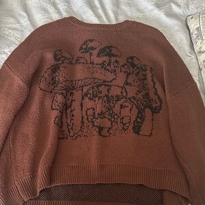 Brown Mushroom Sweater